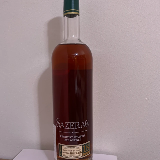 Sazerac Rye 18 Year (Fall 2012)