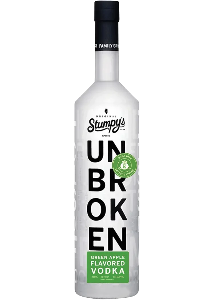Stumpys Unbroken Green Apple Vodka