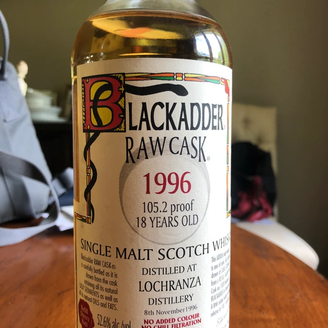 Lochranza 1996 18yo Raw Cask (Blackadder)