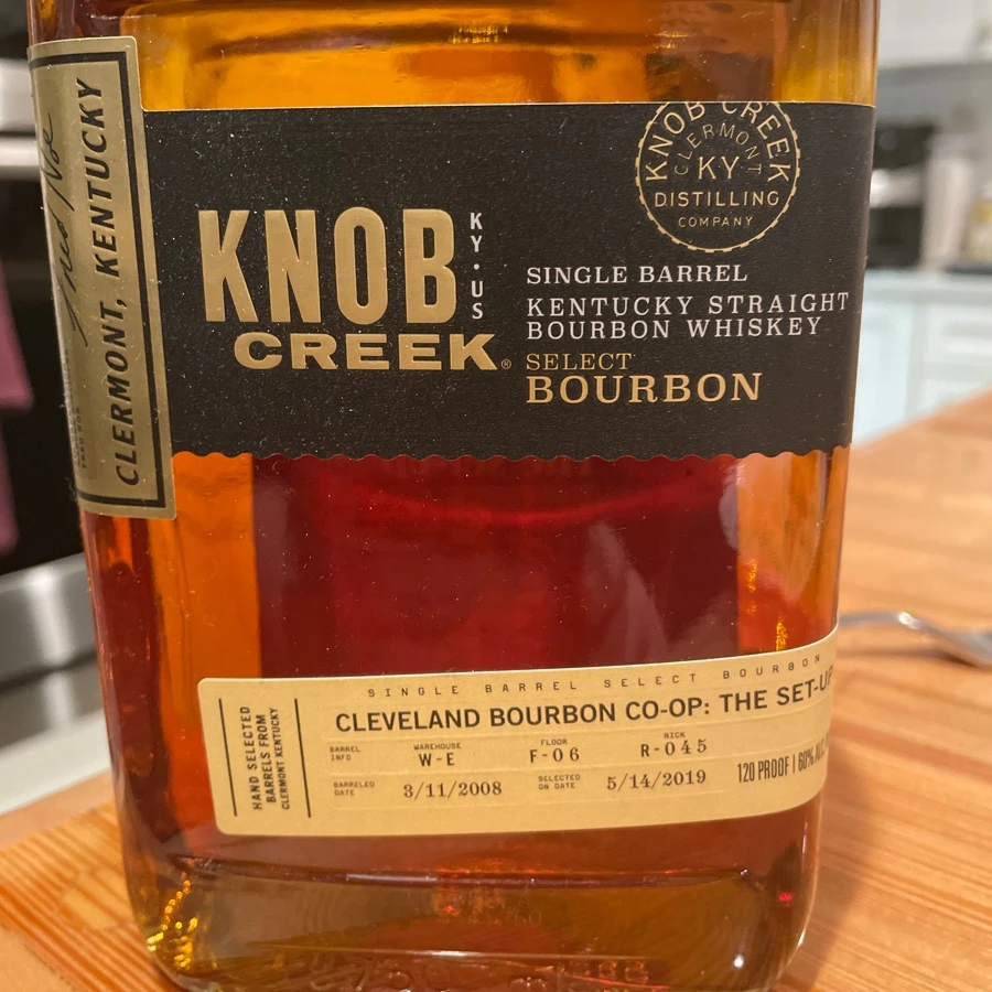 Knob Creek Single Barrel Select Bourbon W-E F-06 R-045 (The Set-Up)