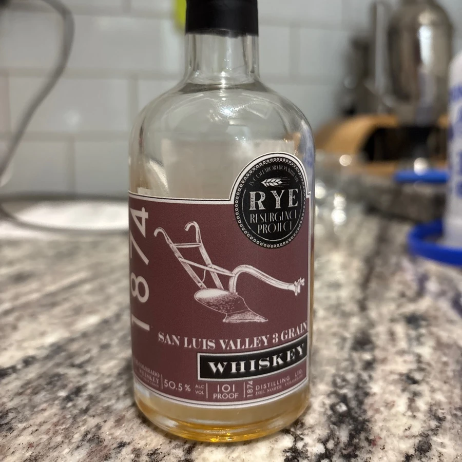 1874 Distilling San Luis Valley 3 grain Whiskey