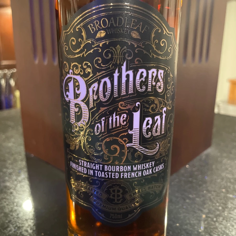 Brothers of the Leaf Straight Bourbon Finished in Toasted French Oak