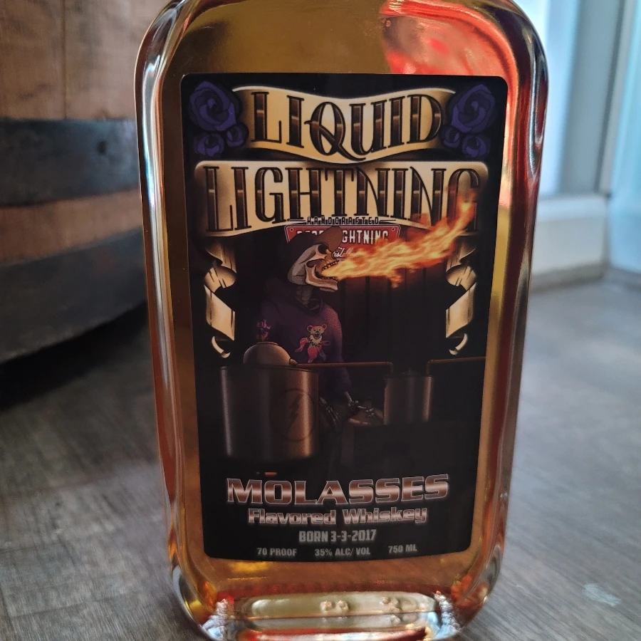 Dead Lightning Distillery Molasses Flavored Whiskey
