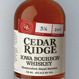 Cedar Ridge Iowa Bourbon - 80 Proof (DISCONTINUED)