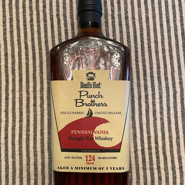 Dad's Hat Punch Brothers Straight Rye Whiskey