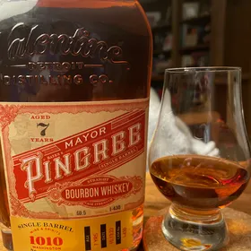 Mayor Pingree 7 year 1010 Washington single barrel pick