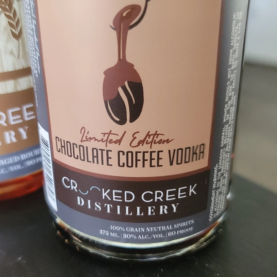 Crooked Creek Distillery Chocolate Coffee Vodka