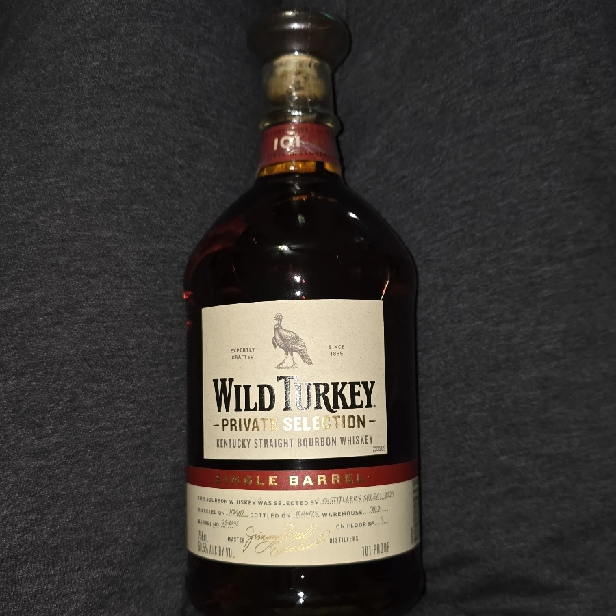 Wild Turkey Private Selection Single Barrel - Distillers Select 2025 - Bottled 10/14/25