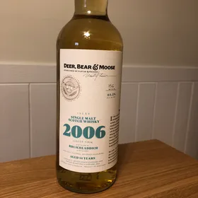 Bruichladdich 2006 14 Year Single Cask (Deer, Bear & Moose)