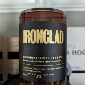 Ironclad Missouri Toasted Oak Cask Bourbon Whiskey
