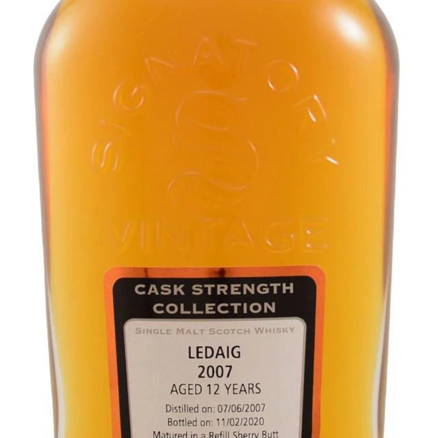 Ledaig 2007 12 Year Cask Strength Collection (Signatory)