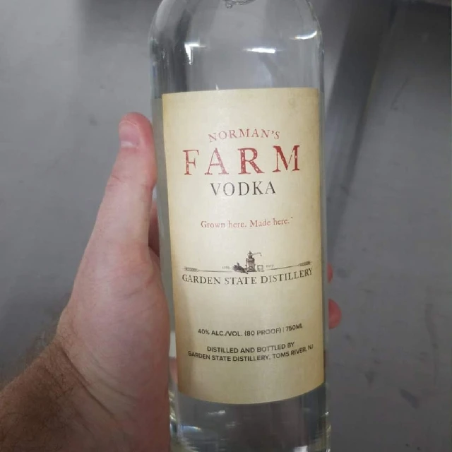 Garden State Distillery Norman's Farm Vodka