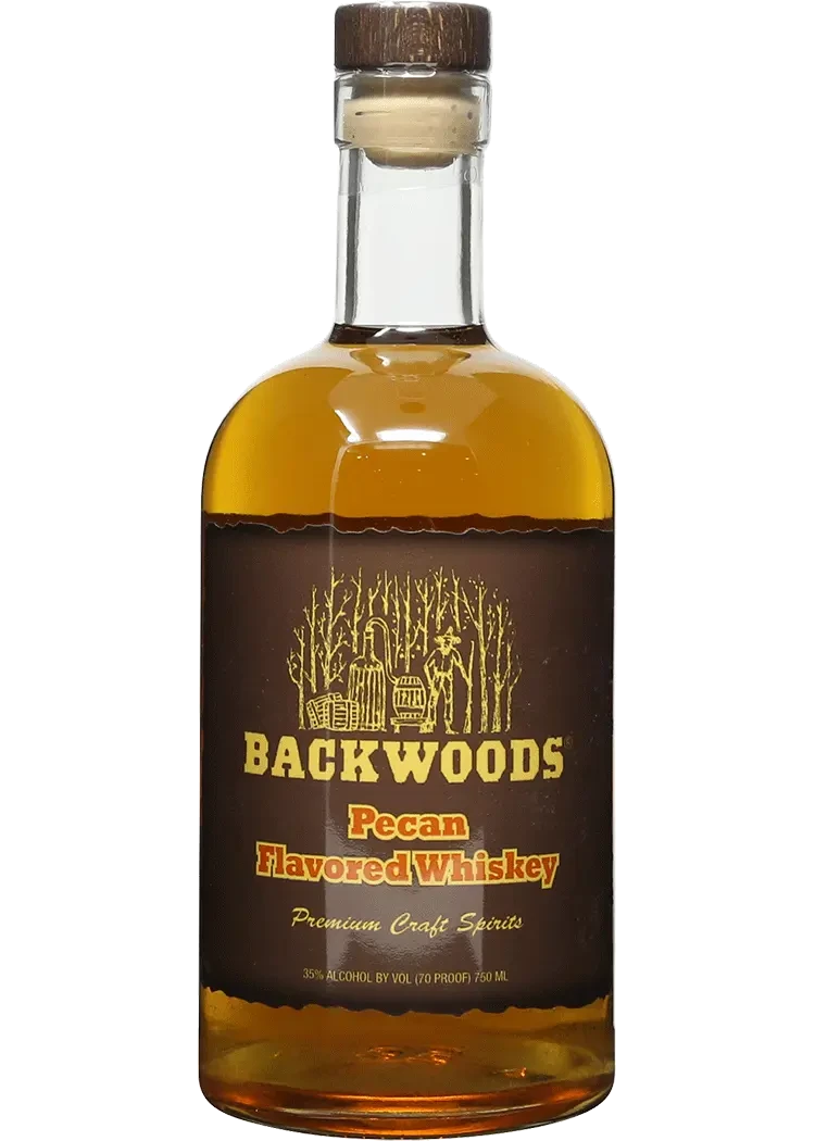 Backwoods pecan flavored whiskey