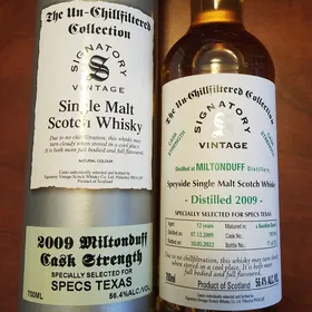 Signatory Vintage The Unchillfiltered Collection Miltonduff 2009 Cask Strength