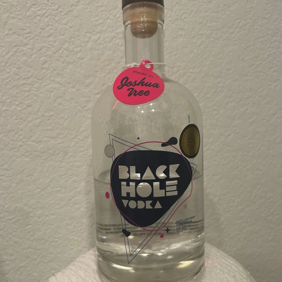 Joshua Tree Distilling: Black Hole Vodka