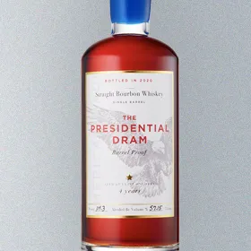 The Presidential Dram 4 Year Barrel Proof Bourbon