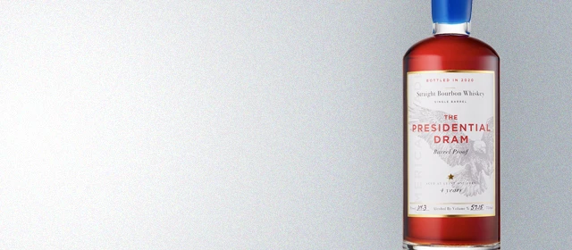 The Presidential Dram 4 Year Barrel Proof Bourbon