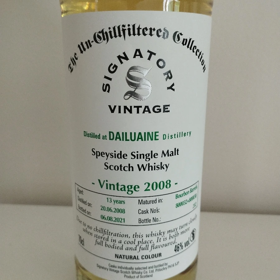 DAILUAINE 13 Signatory Vintage 2008