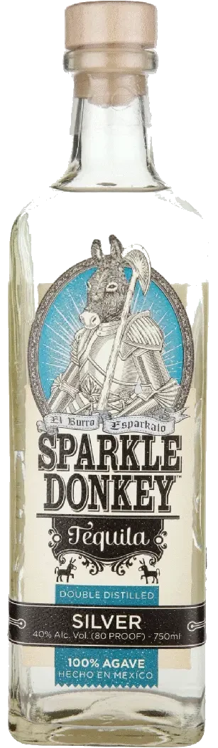 Sparkle Donkey Silver Tequila
