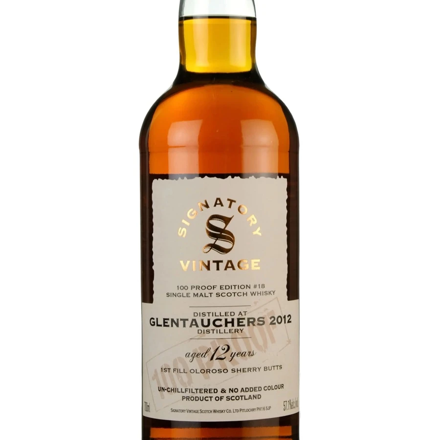 Glentauchers 2012 12 Year Cask Strength Collection (Signatory)