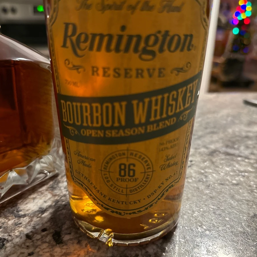 Remington Reserve Bourbon Whiskey Open Season Blend