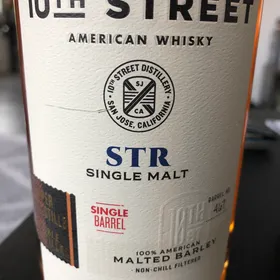 10th street cask strength single malt