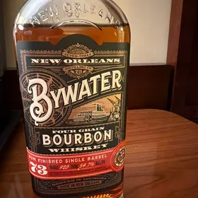 Bywater four grain bourbon (finished in rum) single barrel