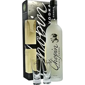 Chopin Potato Vodka W Shot Glasses