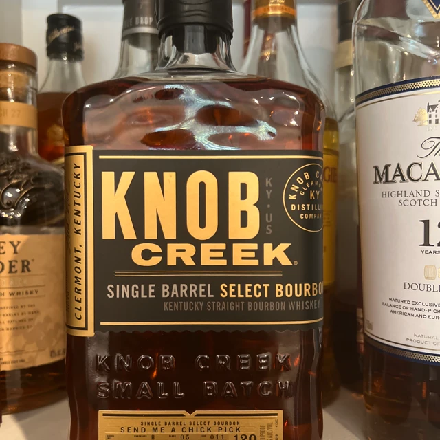 Knob Creek Single Barrel Select W-H F-05 R-011 (Send Me A Chick Pick)