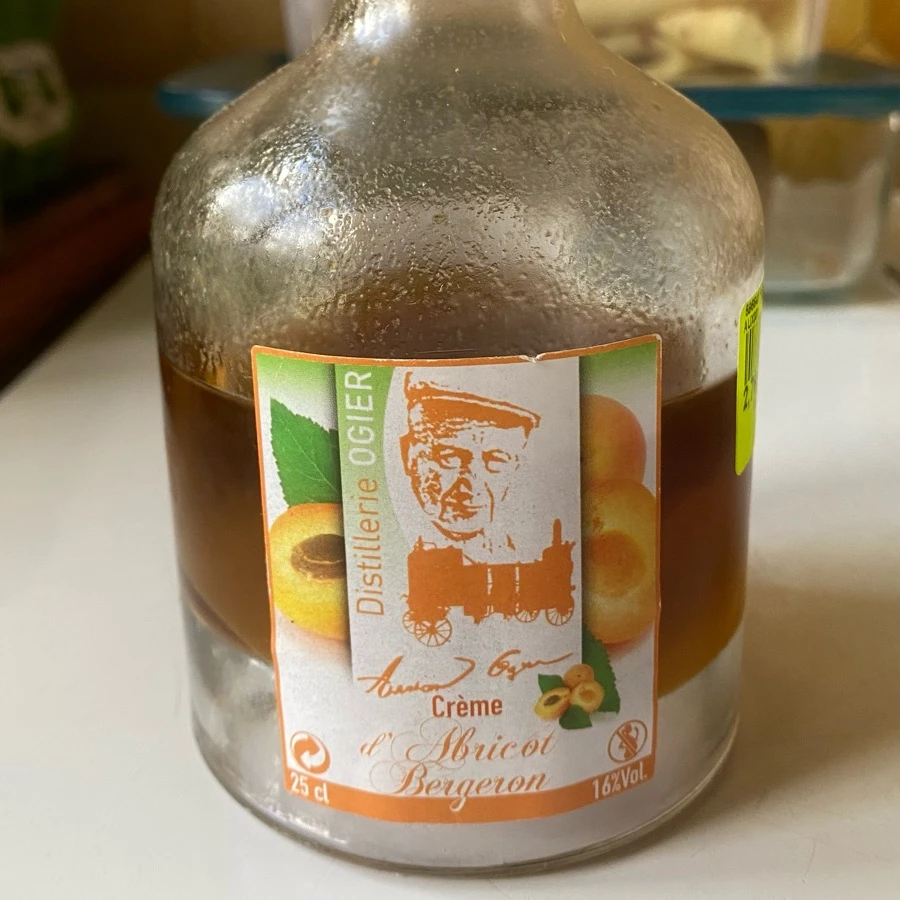 Crème d'abricot bergeron Ogier