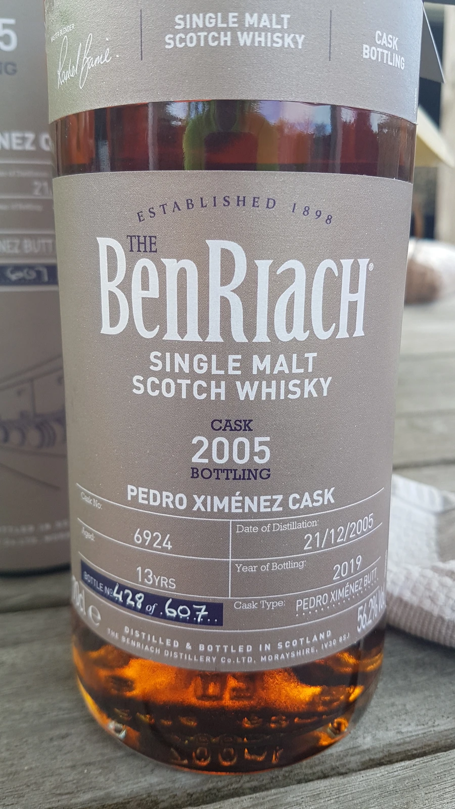 Benriach Pedro Ximenez Cask 13 Year 2005