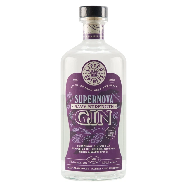 Lifted Spirits Distillery Supernova Navy Strength Gin