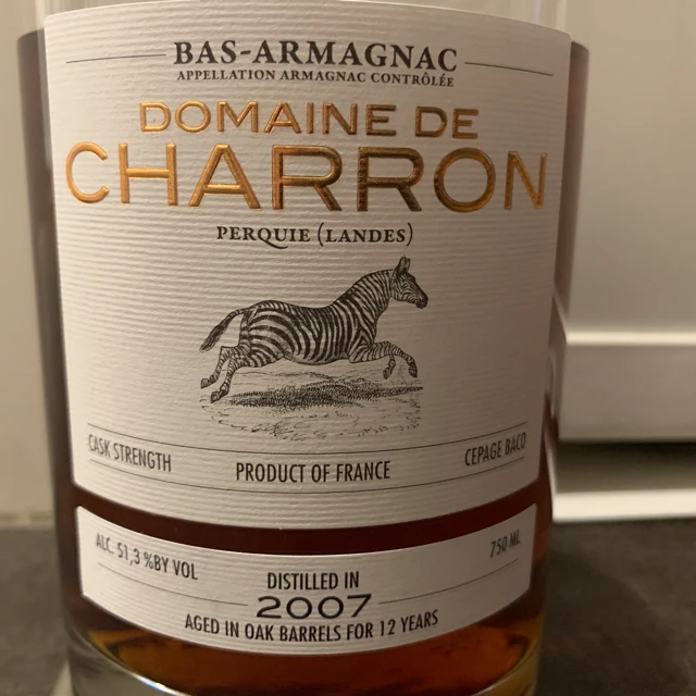 Domaine de Charron Armagnac 2007