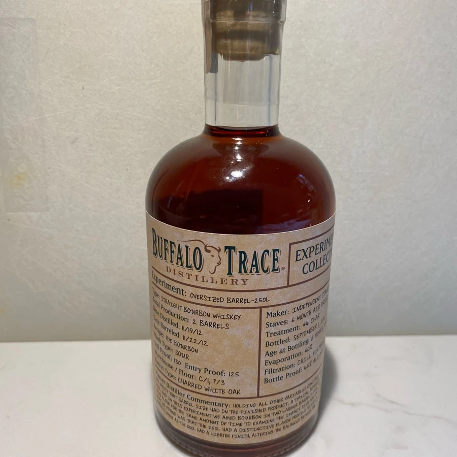 Buffalo Trace Experimental Collection: Oversized Barrel 250L