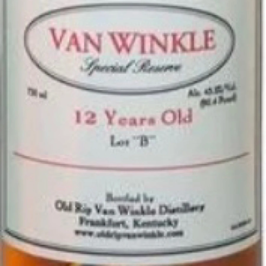 van winkle special reserve lot b 12 year 2022 edition
