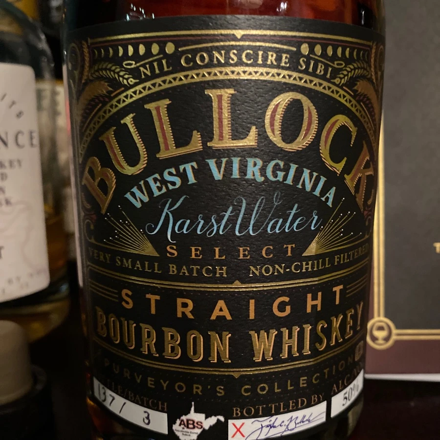 Bullock Straight Bourbon Whiskey Purveyor's Collection