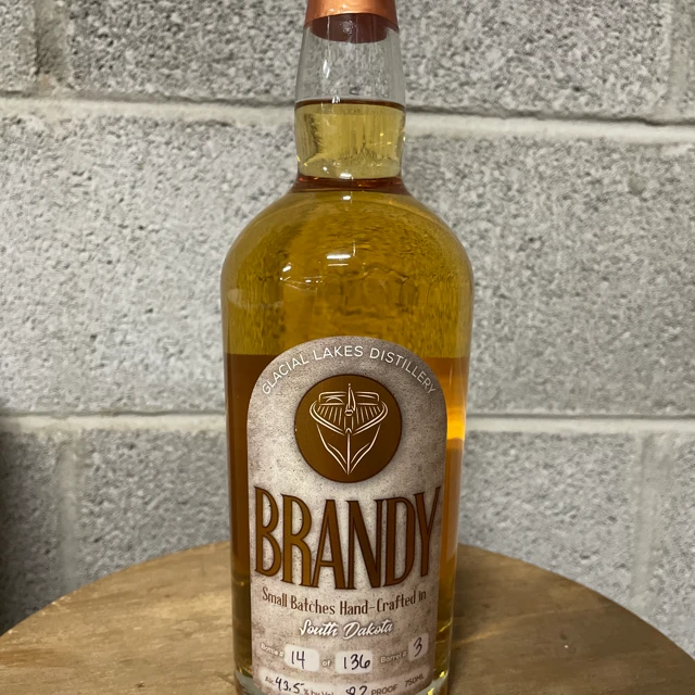 Glacial Lakes Distillery Brandy
