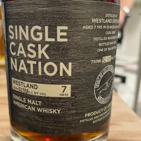 Westland 2013 7 Years (Single Cask Nation)