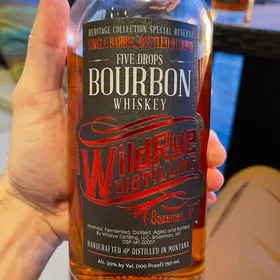 Wildrye distilling Five Drops Bourbon