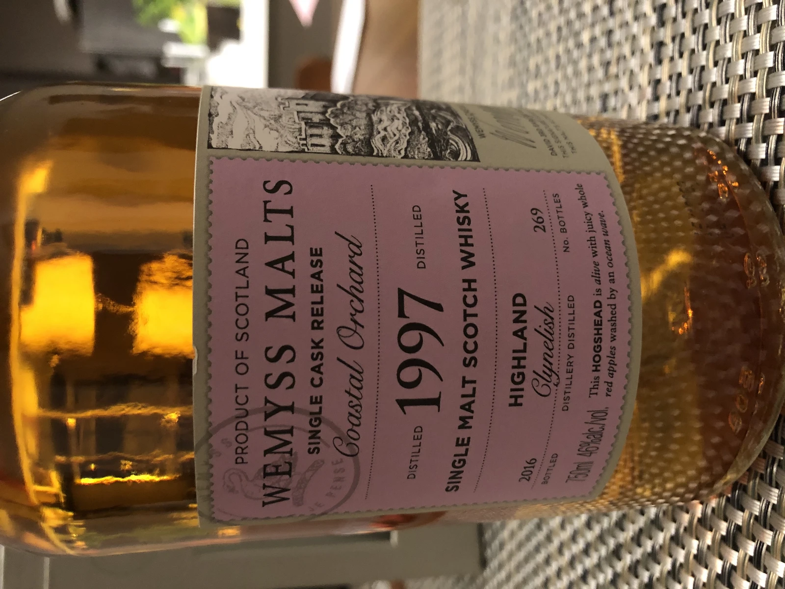 1997 Clynelish 19 Year "Coastal Orchard" (Wemyss Malts)