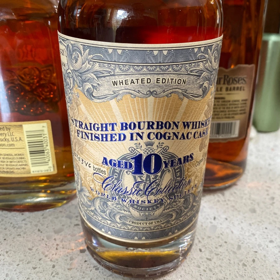 World Whiskey Society Straight Bourbon Whiskey Finished in Cognac Casks (Wheated Edition)