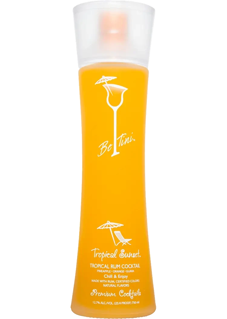 Be Tini Martini Tropical Sunset