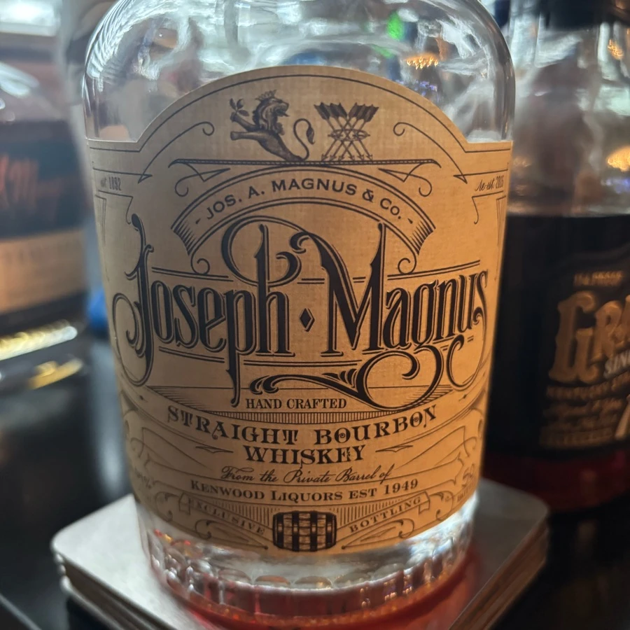 Joseph Magnus Straight Bourbon Whiskey Kenwood Private Barrel