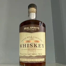 Real Spirits Texas Hill Country Single Barrel Whiskey