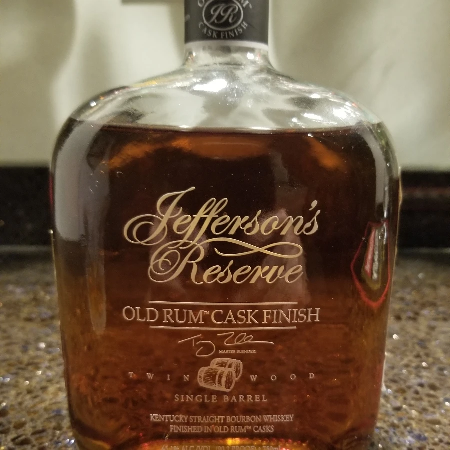 Jefferson's Reserve Old Rum Cask Finish Single Barrel by Binny's