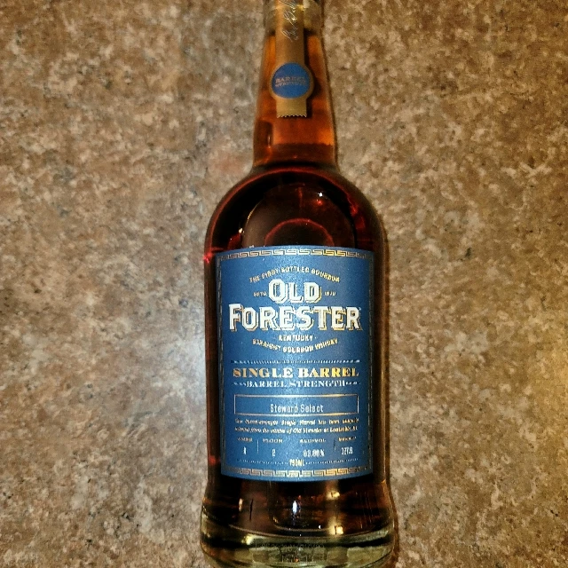 Old Forester Single Barrel Bourbon Barrel Strength (Meijer Steward Select Barrel Pick Spring 2022)