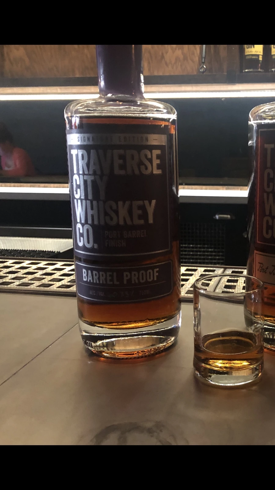 Traverse City Whiskey Co. Barrel Proof Bourbon Port Barrel Finish
