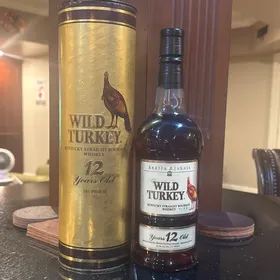 Wild Turkey Kentucky Straight Bourbon Whiskey 12 Years Old Limited Edition (Split Label)