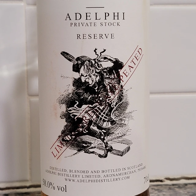 Adelphi Private Stock Reserve Limited Release Peated