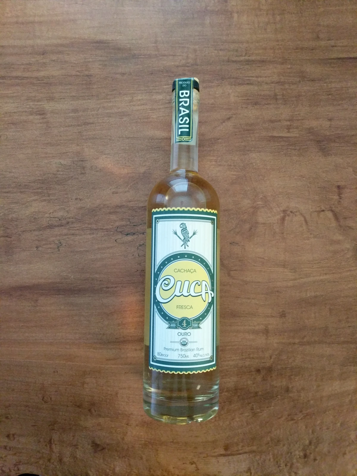 Cuca fresa cachaça ouro